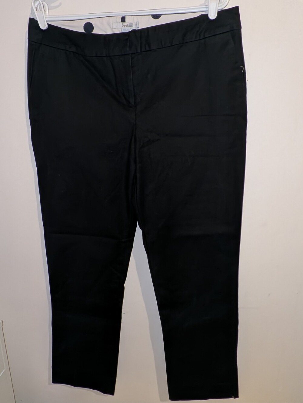 Boden Black Cropped Stretch Ankle Pants Size 12L